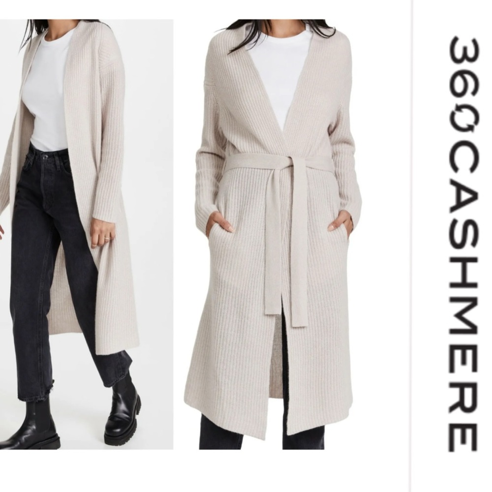 360 Cashmere Coatigan / Sweater coat Size S